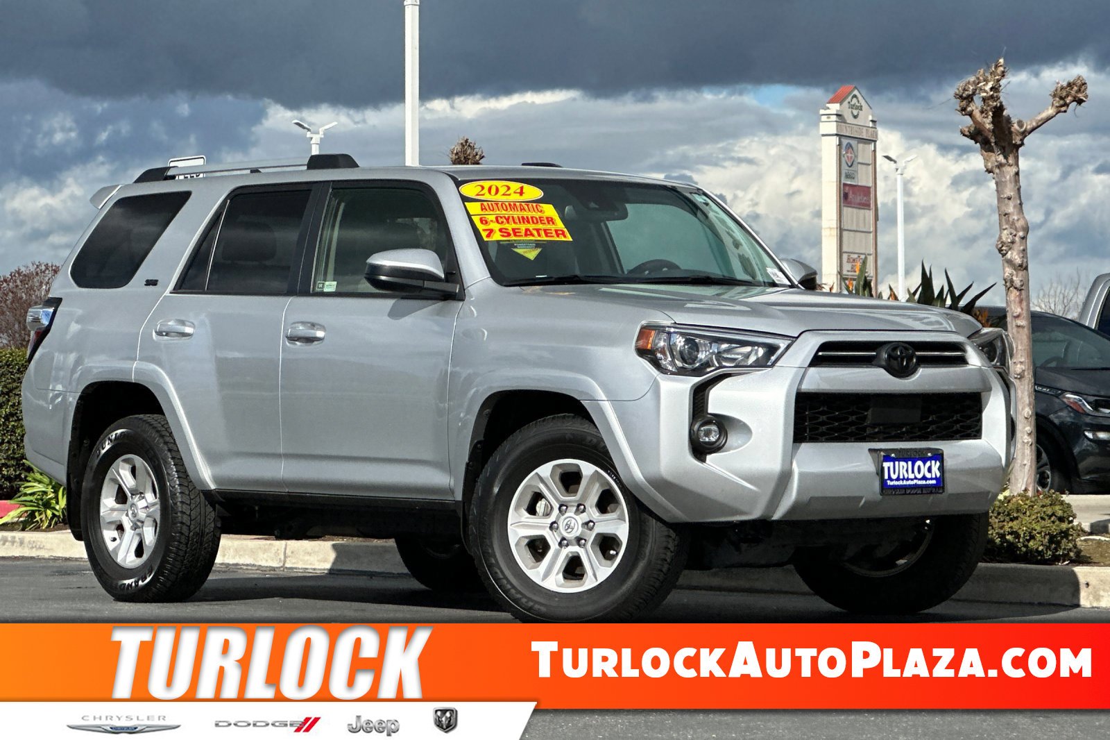Silver 2024 Toyota 4Runner SR5 RWD SUV / Crossover 4X2 5-Speed Automatic