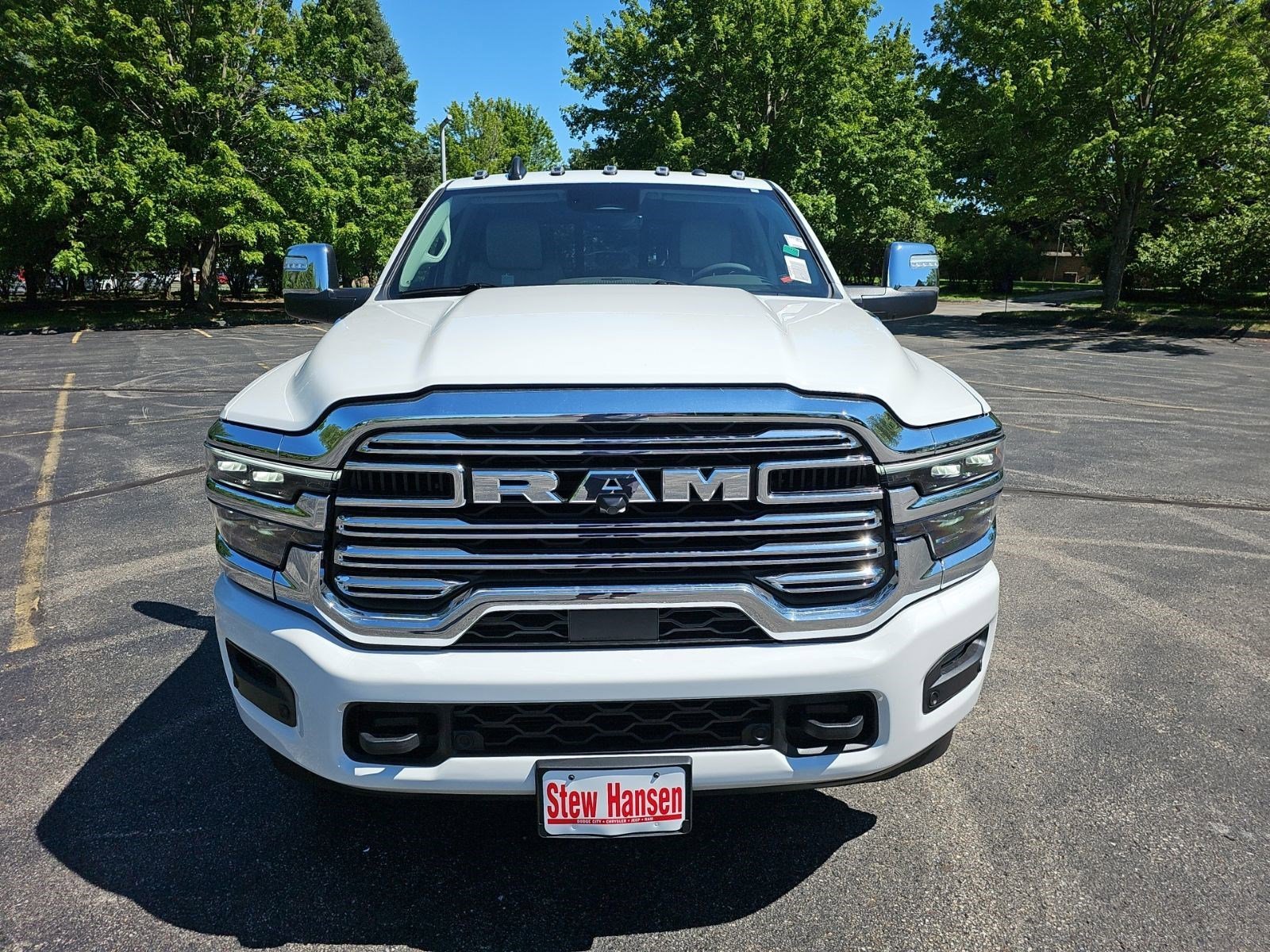 New 2026 Bright White Clearcoat Ram Laramie image 8