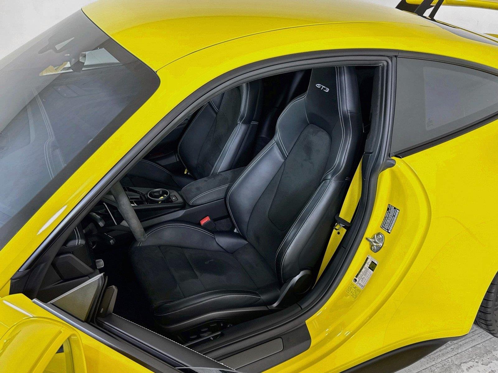 Used 2022 Racing Yellow Porsche GT3 | PCCB | PDLS+ | Matte Carbon Trim | Exclusive Design Taillights image 13