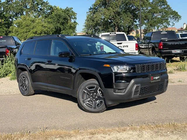 New 2026 Diamond Black Crystal Pearlcoat Jeep Limited image 2