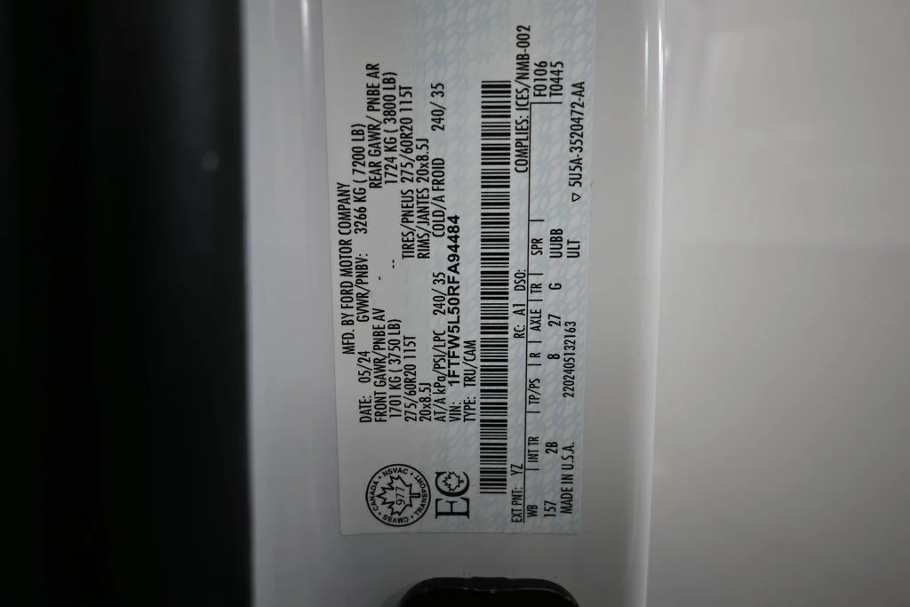 Certified Used 2024 White Ford Lariat image 56