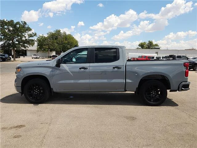 Used 2025 Gray Chevrolet Custom 4x2 Crew Cab 5.75 ft. box 147.4 in. WB image 2