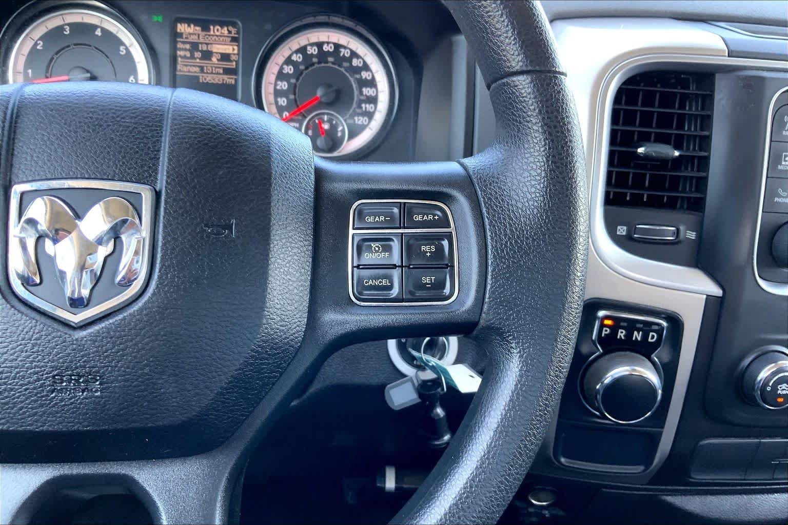 Used 2019 Bright White Clearcoat Ram SLT image 24