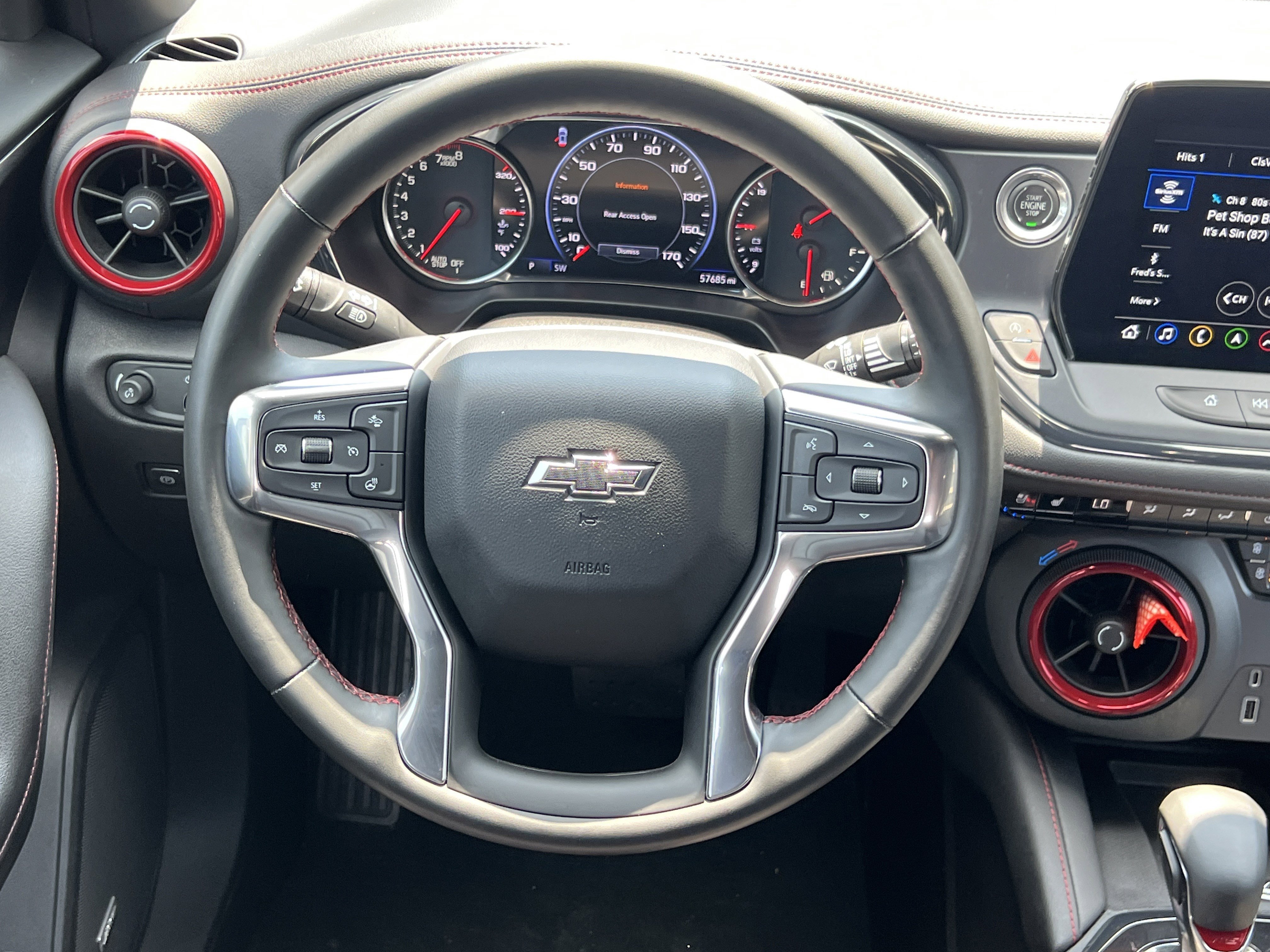 Used 2023 Radiant Red Tintcoat Chevrolet RS image 24