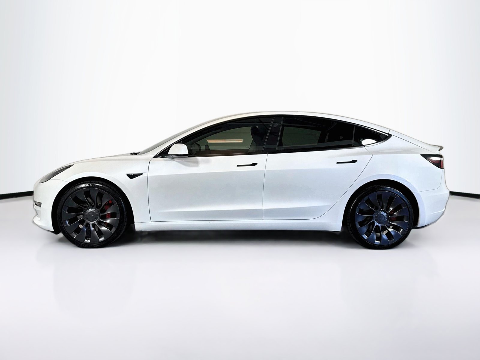 Used 2023 Pearl White Multi-Coat Tesla Performance image 2