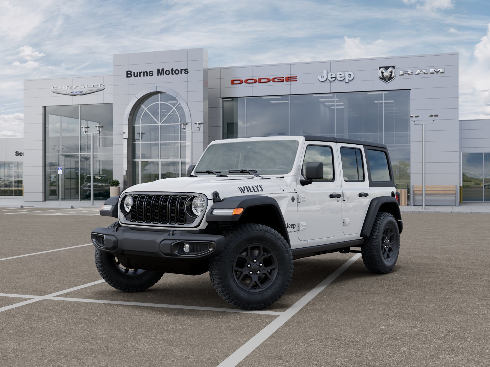 New 2027 Bright White Clear-Coat Exterior Paint Jeep Willys 4-Door image 27