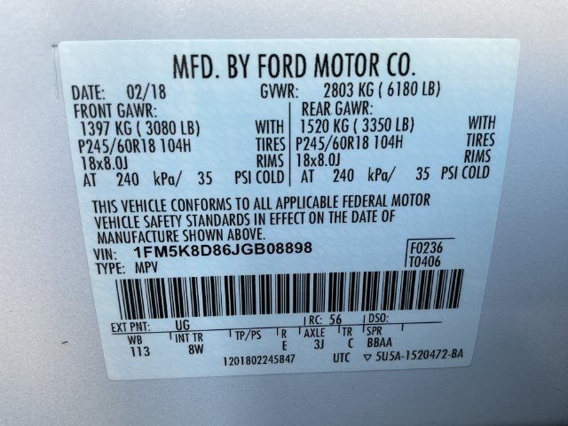 Used 2018 White Ford XLT image 24