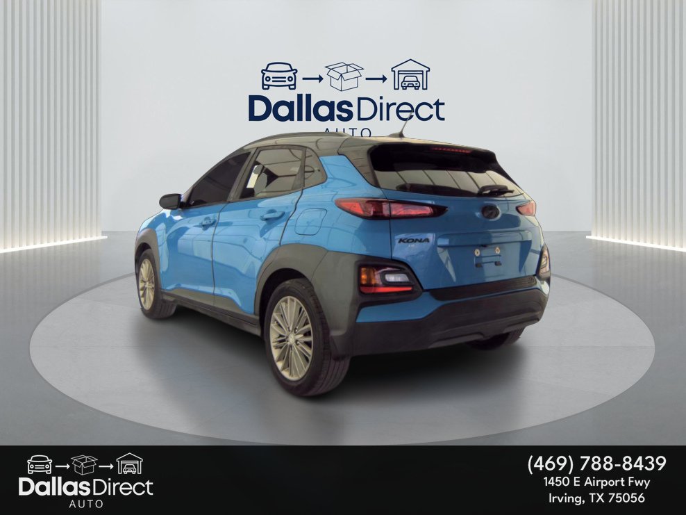 Used 2019 Surf Blue w/Dark Gray Roof Hyundai SEL image 9