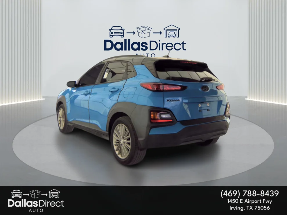 Used 2019 Surf Blue w/Dark Gray Roof Hyundai SEL image 9