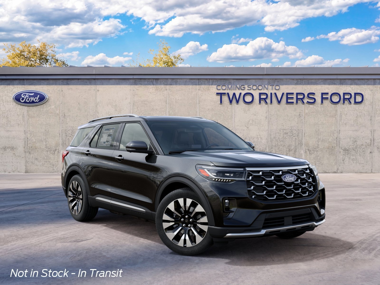 New 2027 Agate Black Metallic Ford Platinum™ image 4