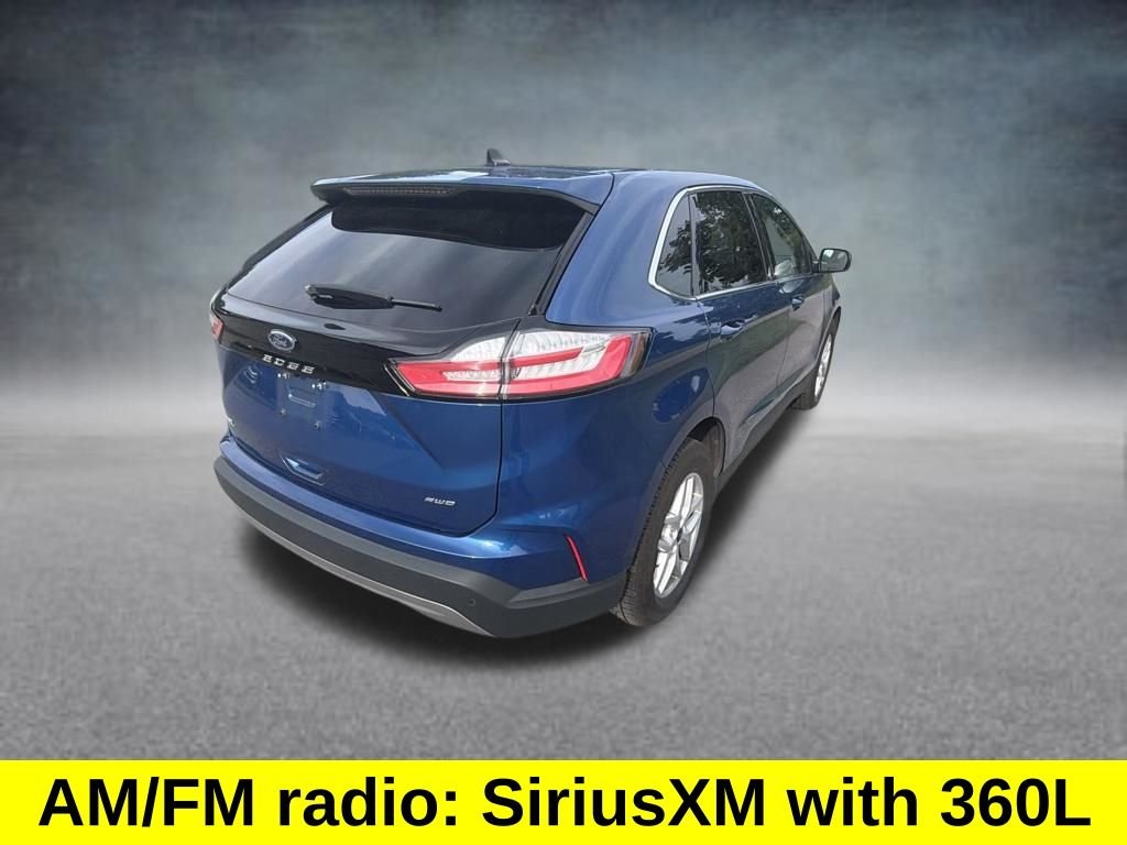 Certified Used 2024 Blue Metallic Ford SEL image 5