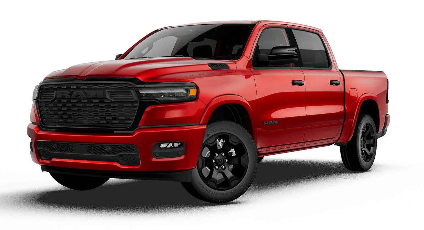 New 2027 Molten Red Pearl-Coat Exterior Paint RAM BIG HORN image 13
