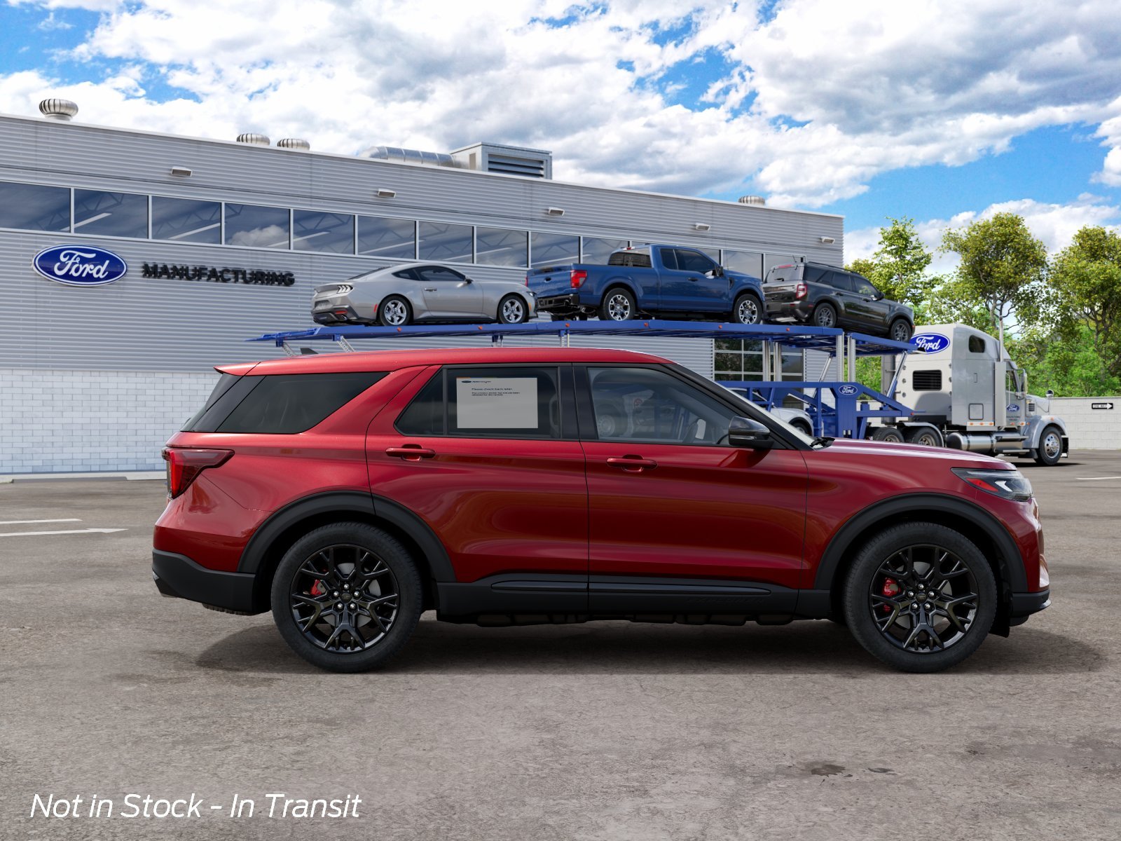 New 2027 Ruby Red Metallic Tinted Clearcoat Ford ST image 5