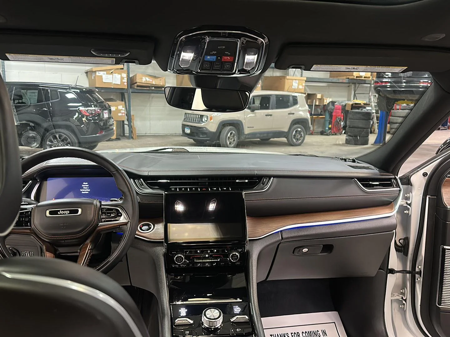 Used 2023 Bright White Clearcoat Jeep Summit image 28