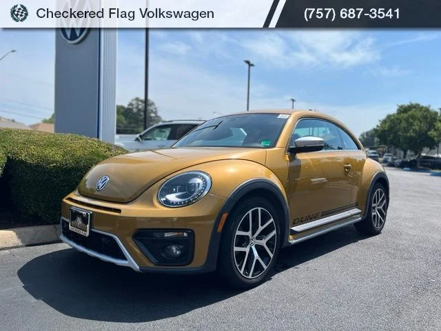 Used 2017 Sandstorm Yellow Metallic/Black Roof Volkswagen 1.8T Dune image 1