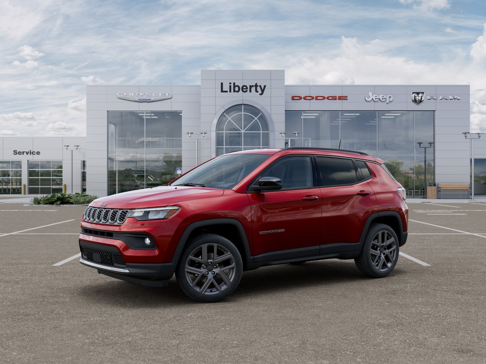 New 2026 Red Hot Pearl-Coat Exterior Paint Jeep Latitude image 33
