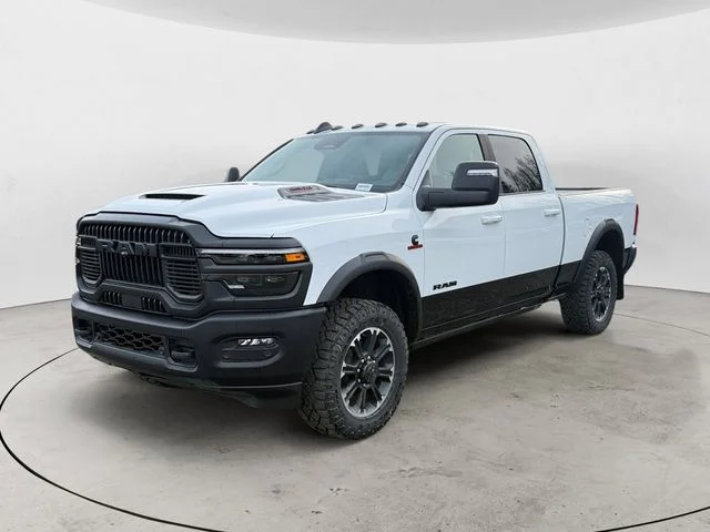New 2026 Bright White Clearcoat Ram Rebel image 1