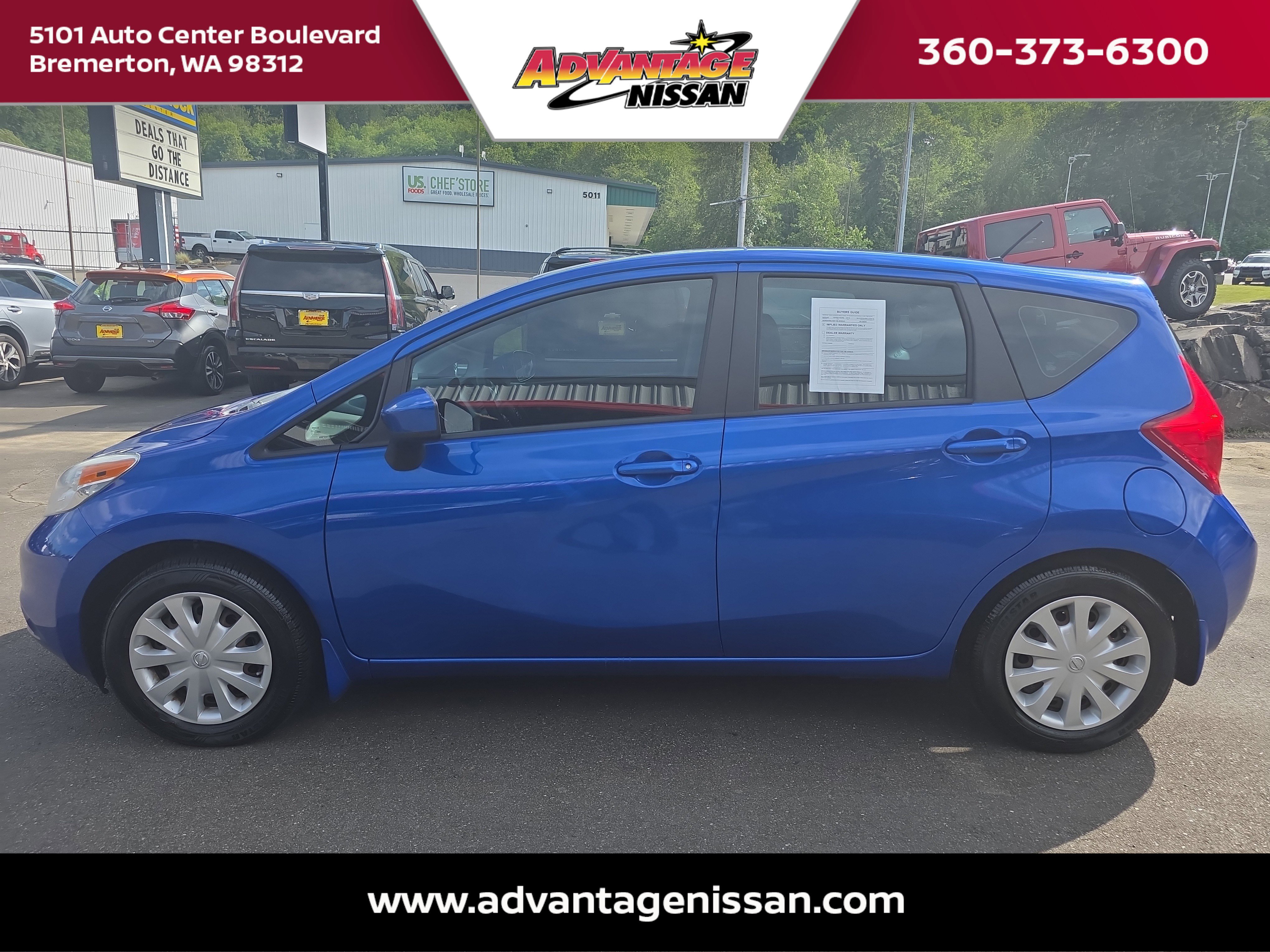 Used 2015 Nissan Versa Note S Plus with VIN 3N1CE2CP9FL423418 for sale in Bremerton, WA