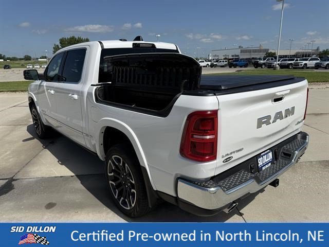 Used 2025 Ivory White Tri-Coat Pearlcoat Ram Limited image 8