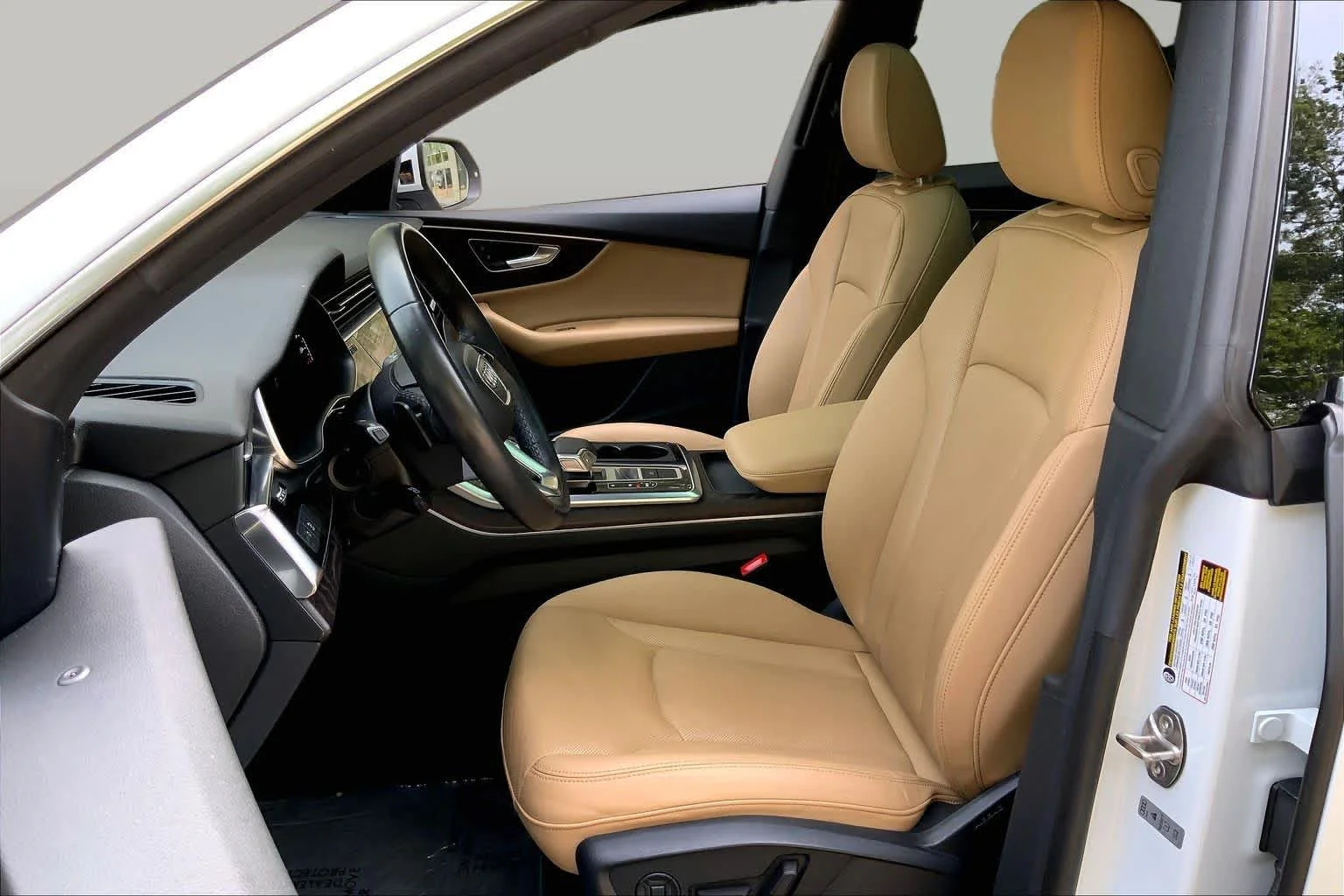 Used 2021 Glacier White Metallic Audi Premium Plus image 9