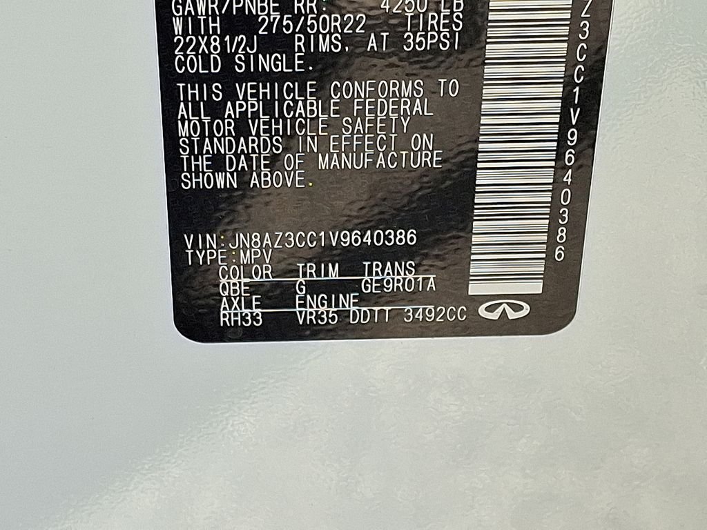 New 2027 RADIANT WHITE INFINITI Autograph 4WD image 19