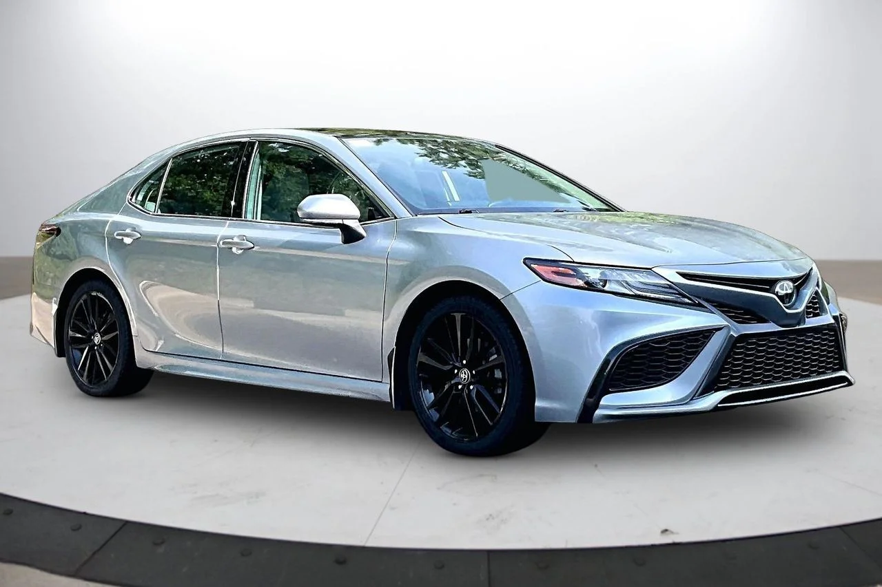 Certified Used 2022 Silver Toyota XSE image 2