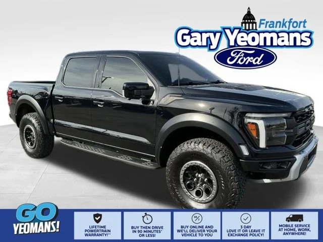 Used 2025 Black Metallic Ford Raptor image 1