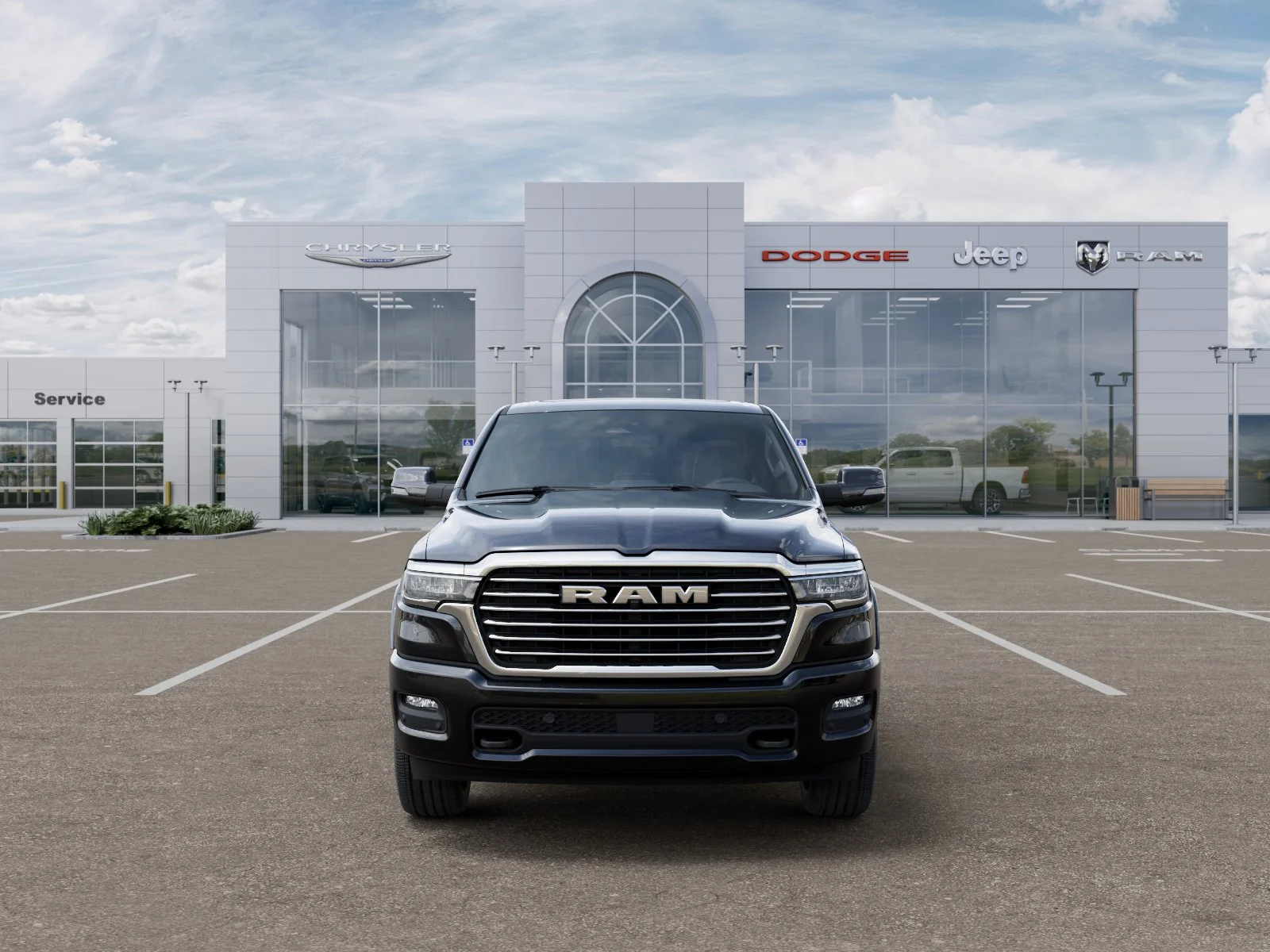 New 2026 Diamond Black Crystal Pearl-Coat Exterior Paint RAM Laramie image 33
