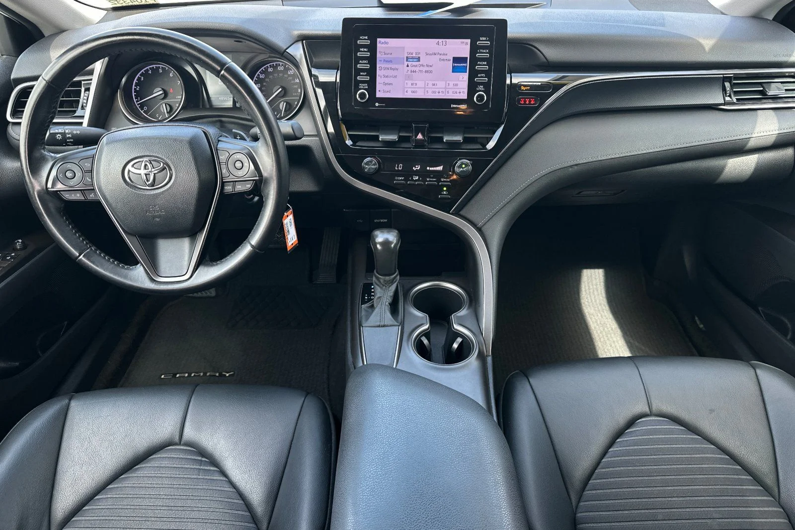 Certified Used 2021 Super White Toyota SE image 12