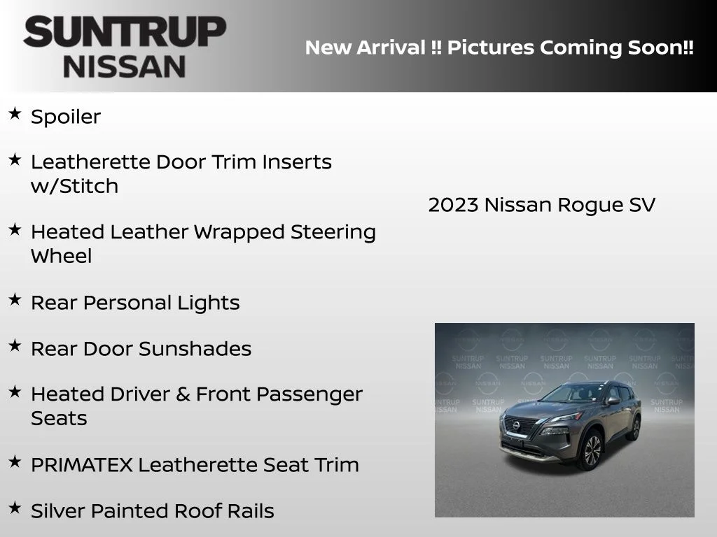Certified Used 2023 Gray Nissan SV image 12