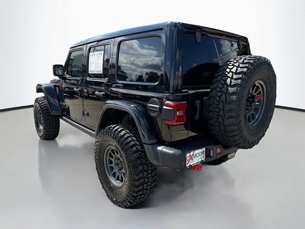 Used 2021 Black Clearcoat Jeep Unlimited Rubicon image 5