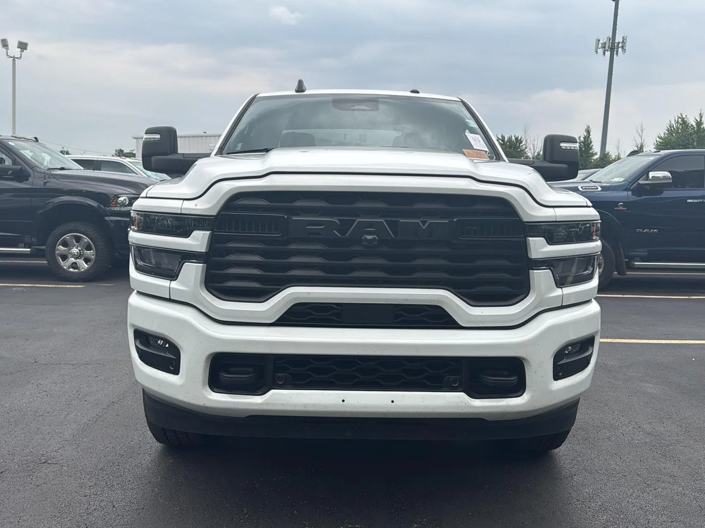 Used 2025 Bright White Clearcoat Ram Big Horn image 5