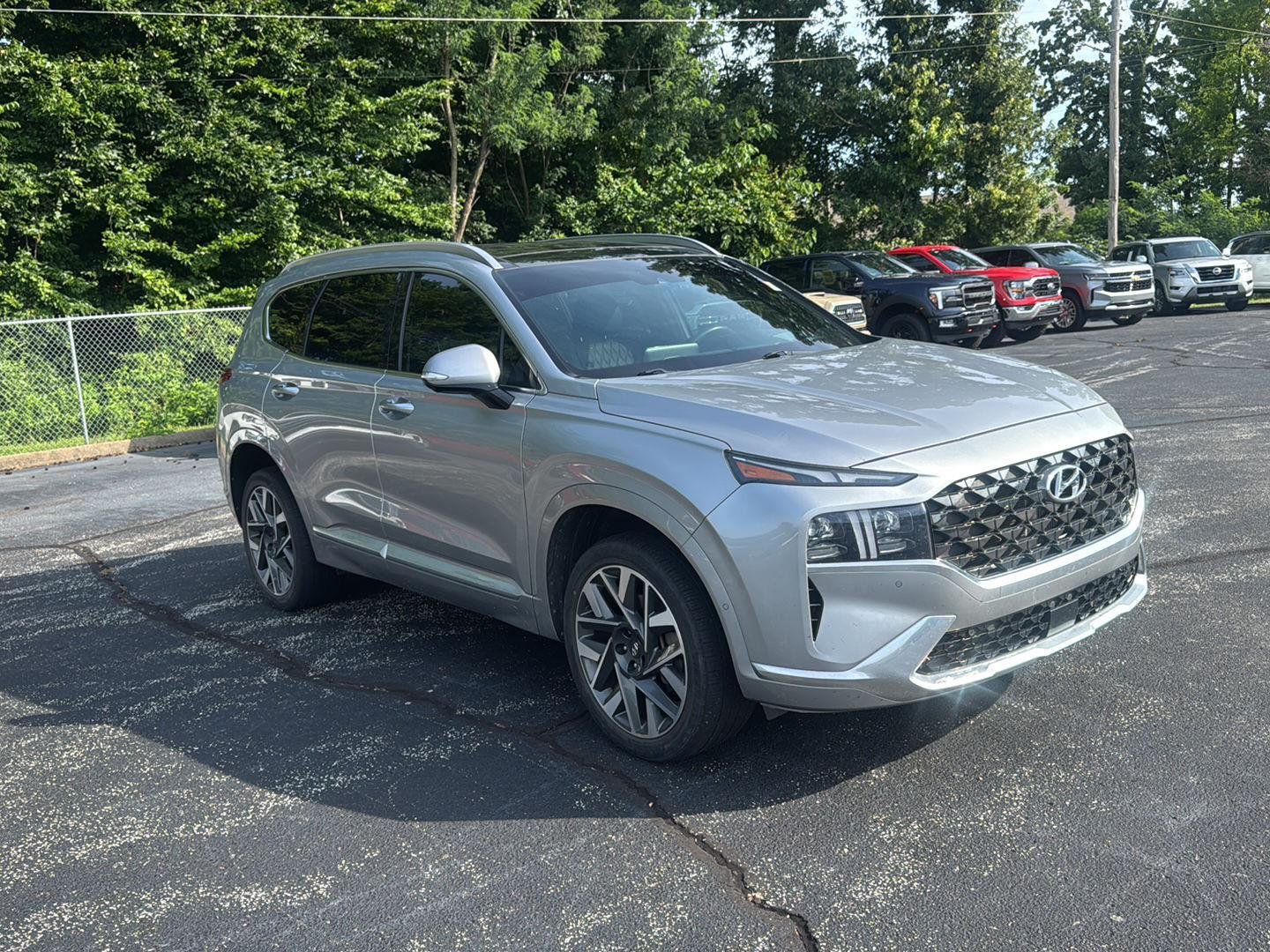 Used 2021 SILVER HYUNDAI  image 1