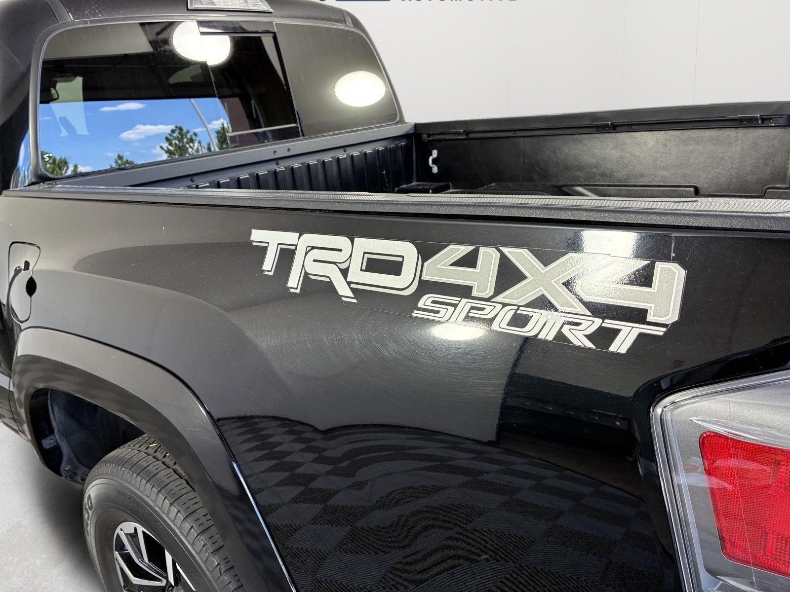 Used 2021 Midnight Black Metallic Toyota TRD Sport image 8