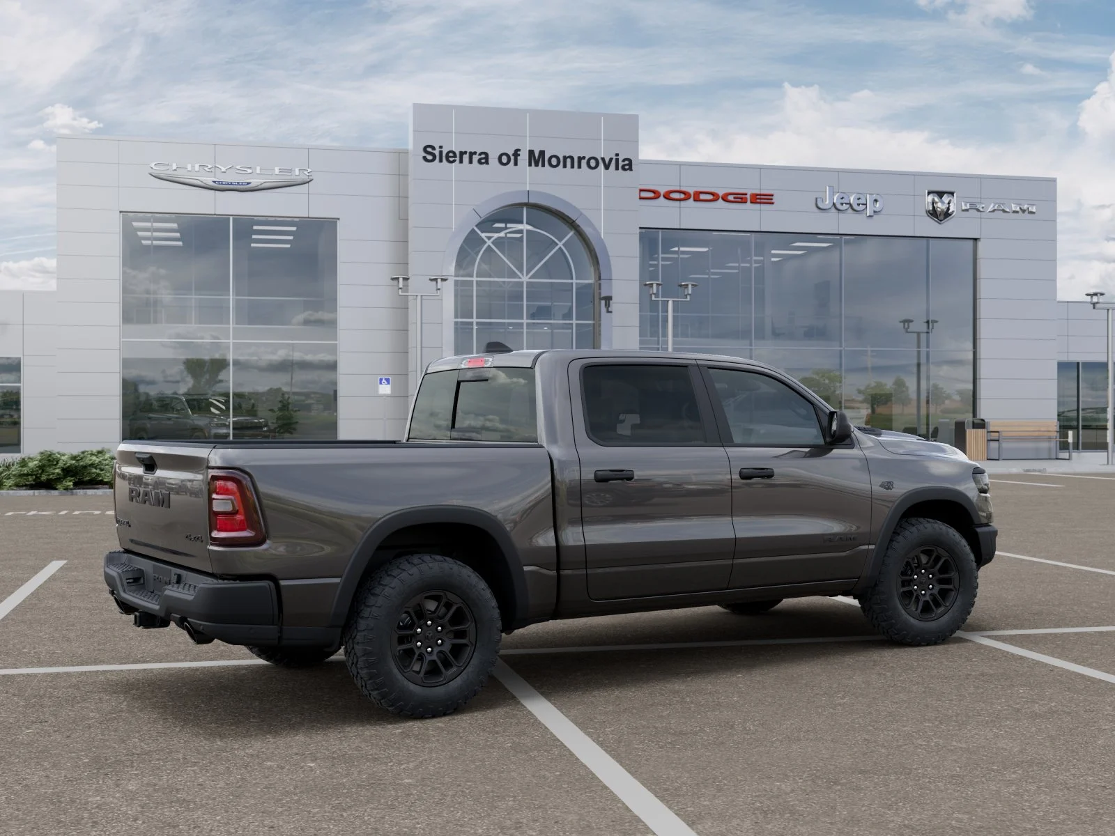 New 2027 Granite Crystal Metallic Clear-Coat Exterior Paint RAM Rebel image 30