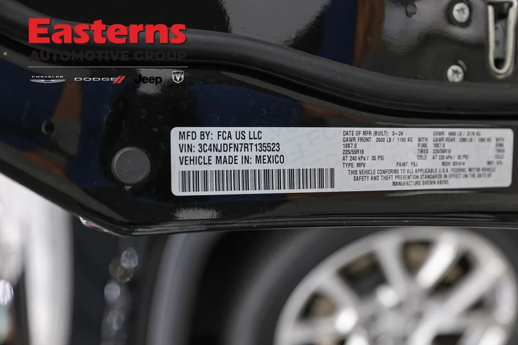 Certified Used 2024 Black Jeep Latitude Lux image 35