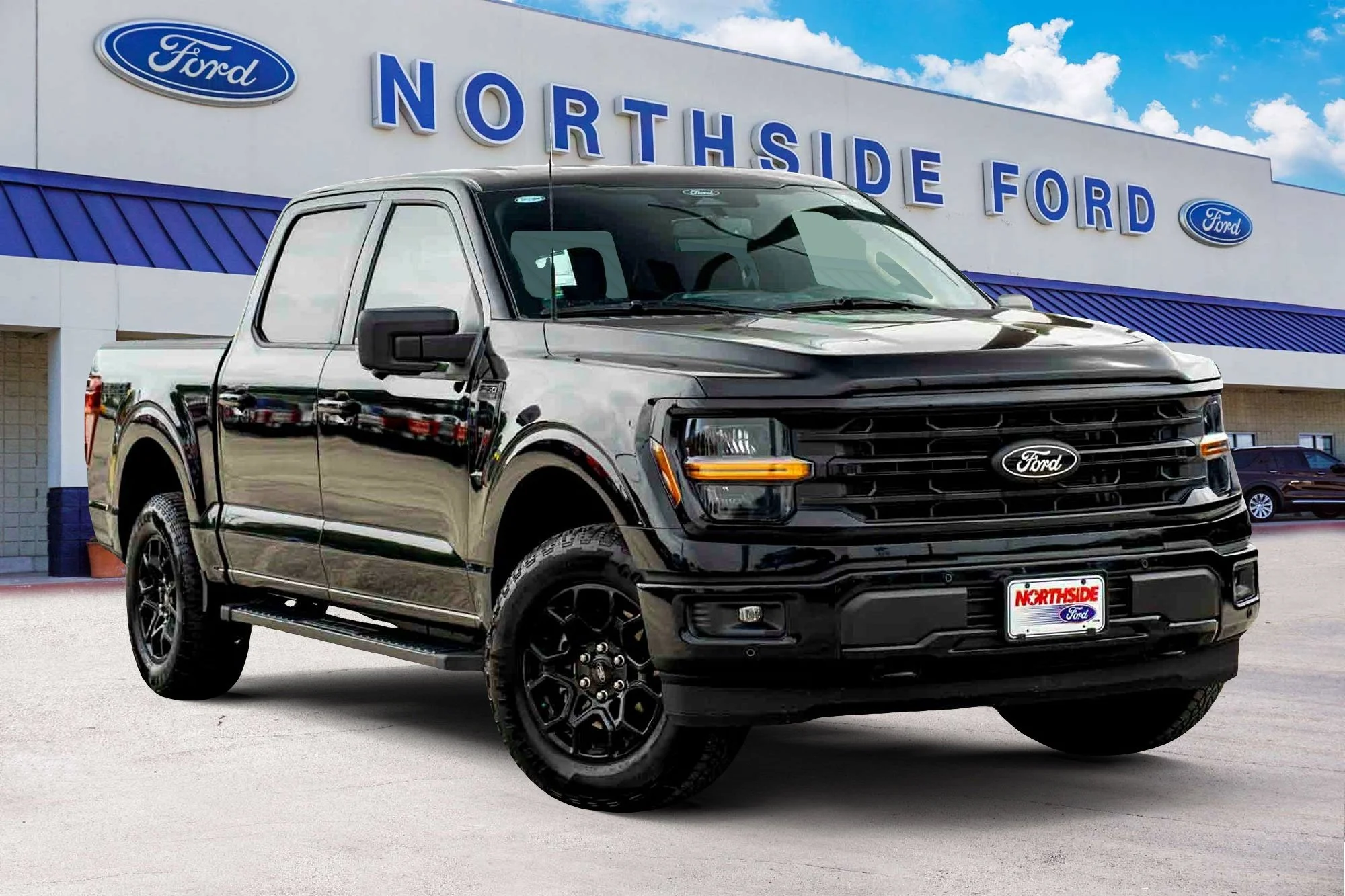 New 2026 Agate Black Metallic Ford XLT image 1