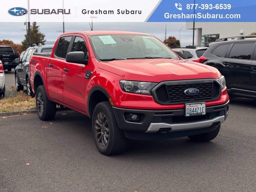 Used 2021 Race Red Ford XLT image 1