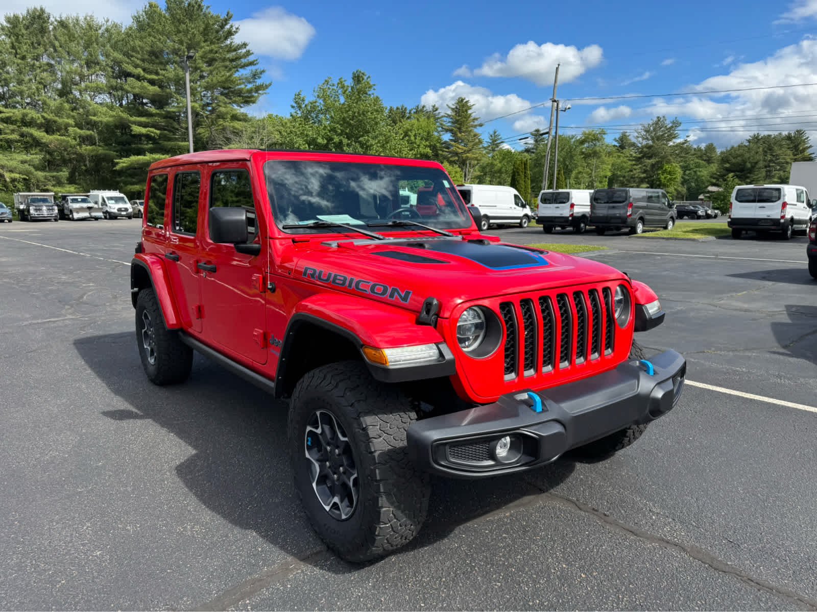 Certified Used 2022 Firecracker Red Clearcoat Jeep Unlimited Rubicon image 8