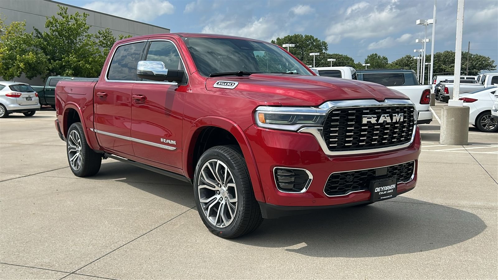 New 2026 Molten Red Pearl-Coat Exterior Paint RAM Tungsten image 2