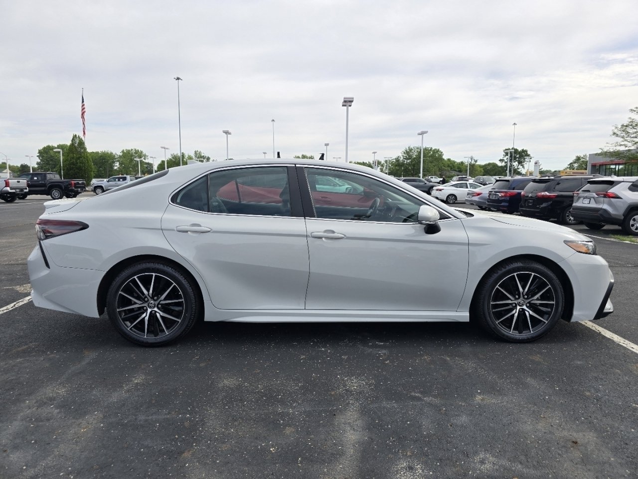Certified Used 2023 White Toyota SE image 8