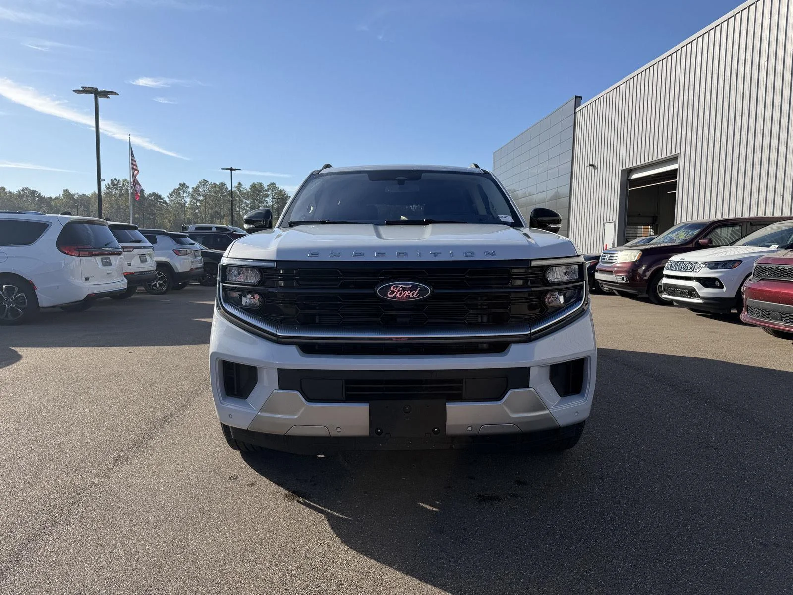 Used 2025 Space Silver Ford Platinum image 2