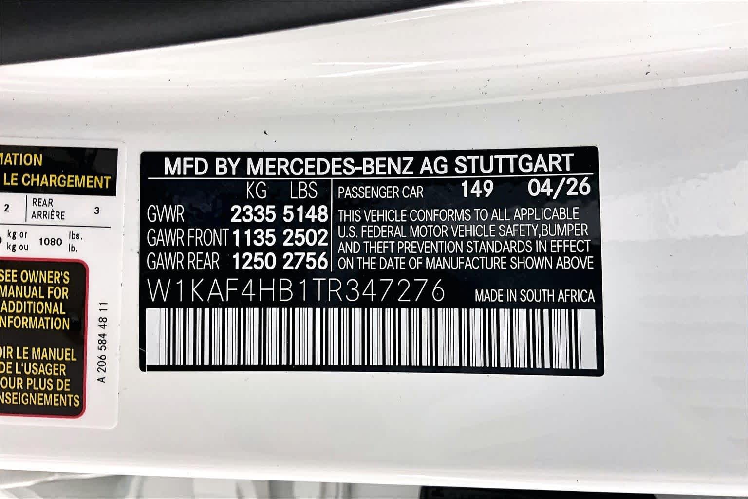 New 2026 Polar White Mercedes-Benz C 300 image 25