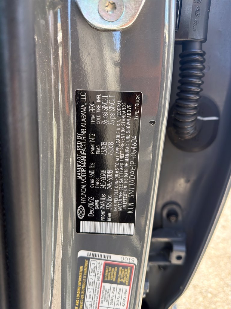 Used 2023 Hampton Gray Hyundai SE image 24
