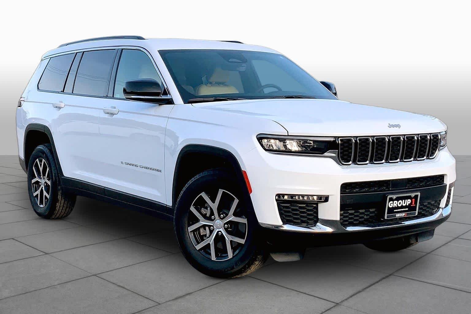 Used 2025 Bright White Clearcoat Jeep Limited image 3