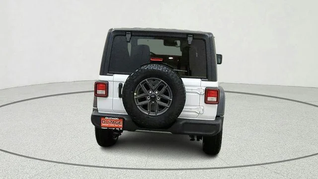 New 2026 Bright White Clear-Coat Exterior Paint Jeep Sport S image 8