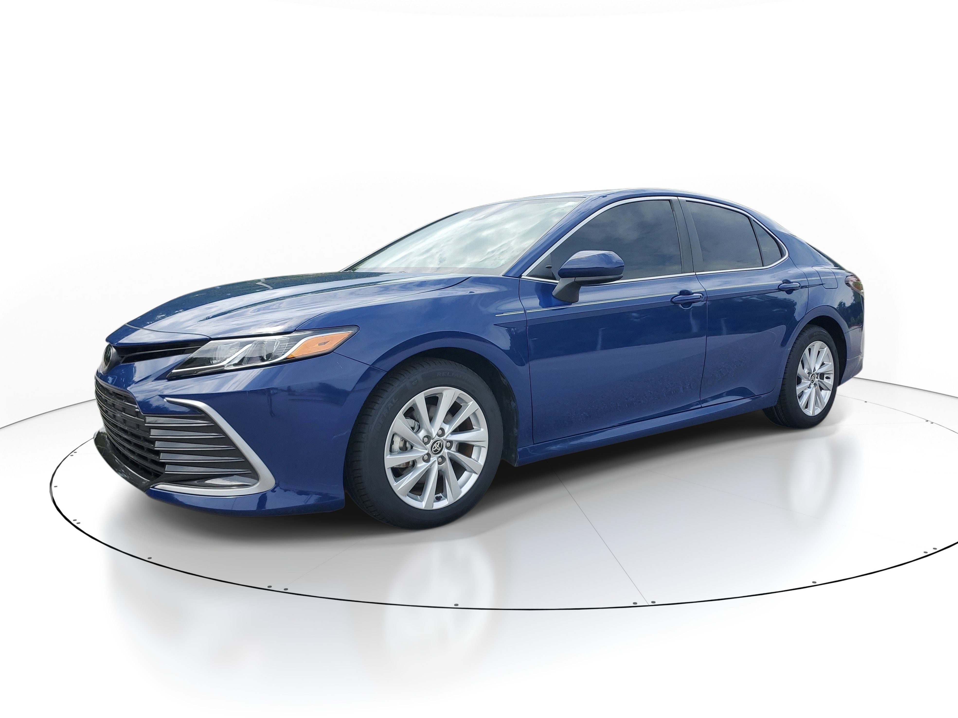 Used 2024 Blue Toyota LE image 2