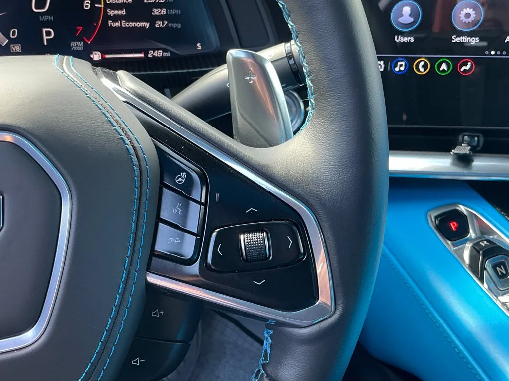 Used 2021 Blue Chevrolet Stingray image 29