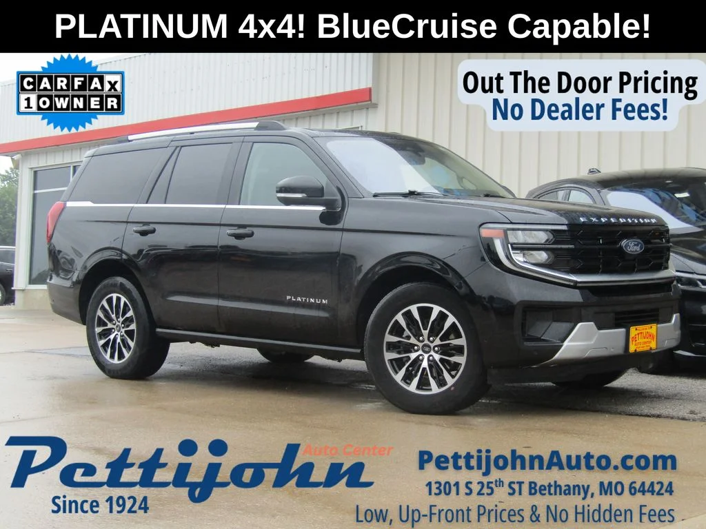 Used 2025 Black Ford Platinum image 1