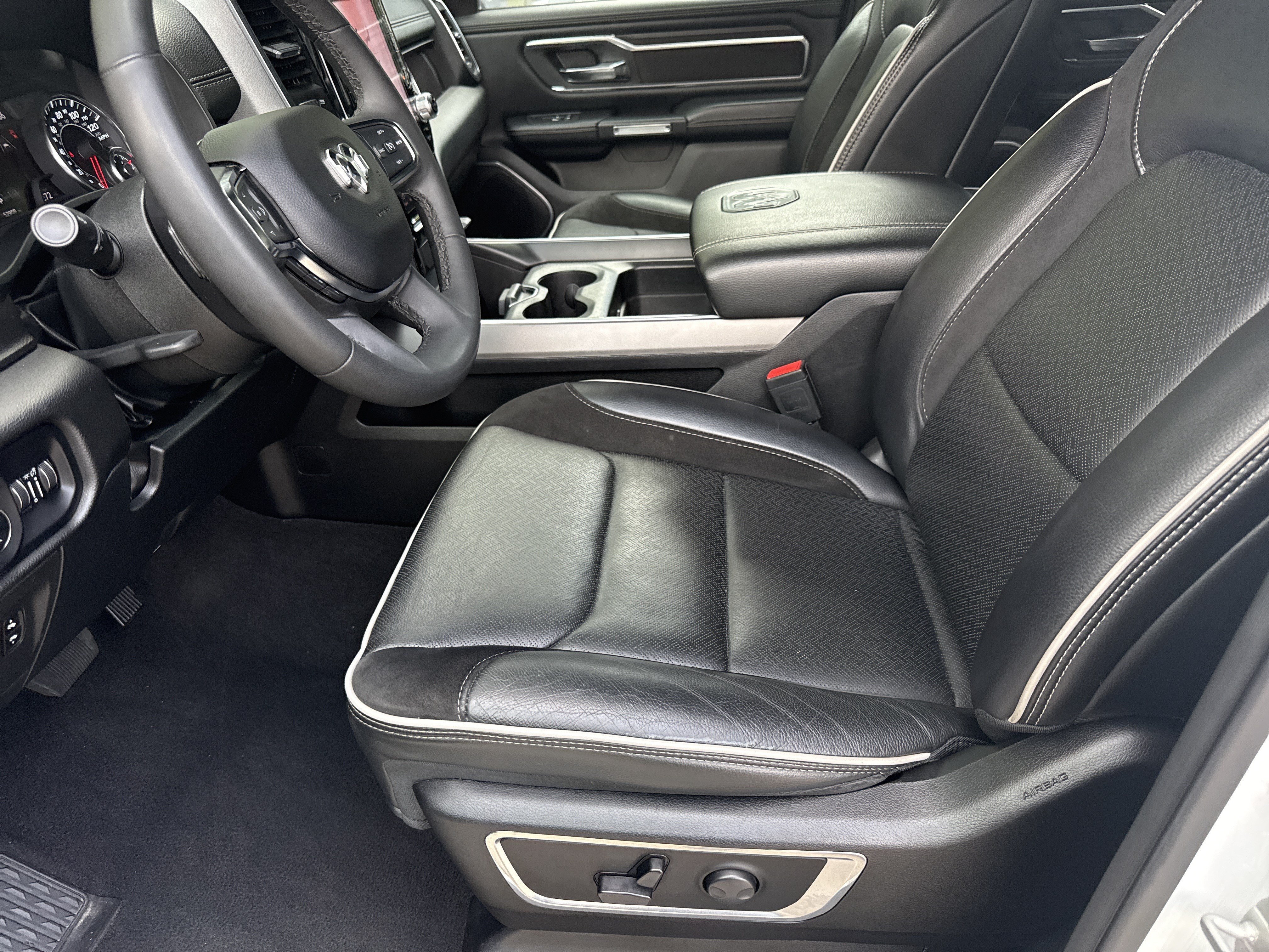 Used 2025 Bright White Clearcoat Ram Laramie image 9